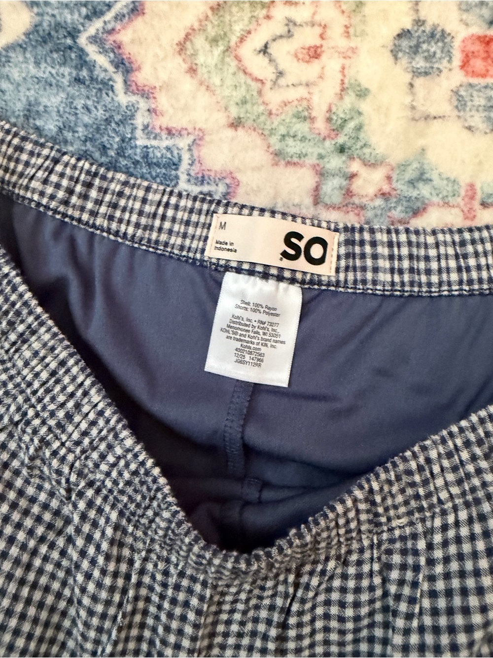 Gingham skort - Picture 3 of 3